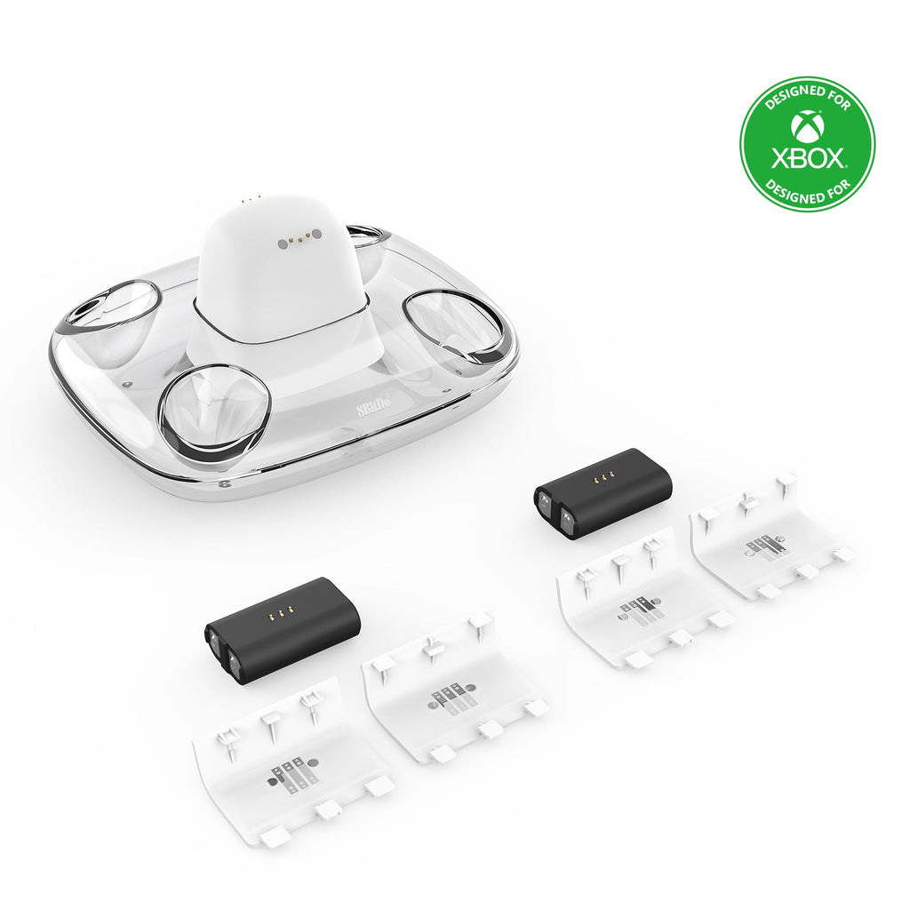 8BitDo Dual Charging Dock for Xbox wireless controllers - Desktop Charging Station for Compatible Controllers