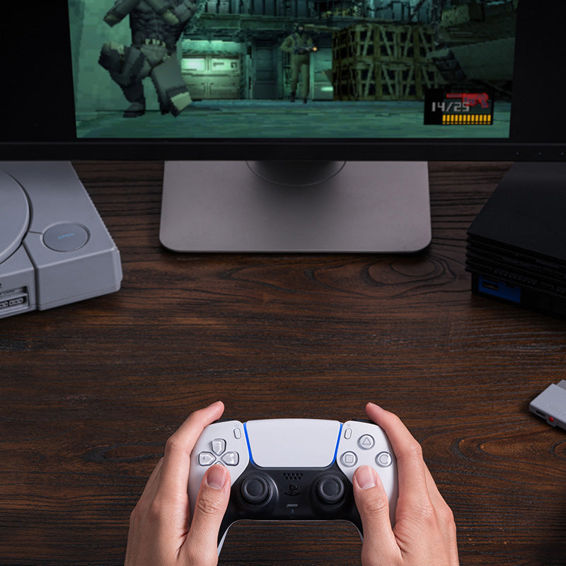 8BitDo Retro Receiver for PS1 PS2 - Gaming Adapter Edition for Compatible Devices