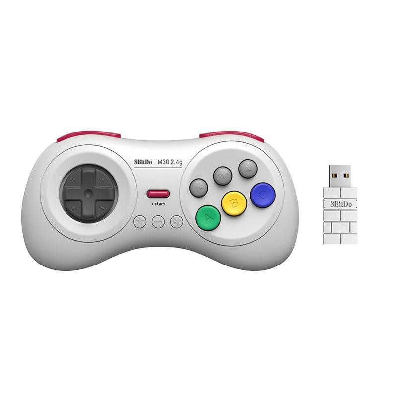 8BitDo M30 2.4G Controller for Sega Genesis Mini & Mega Drive Mini - Controller Edition with Practical Input Features