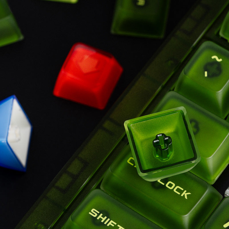 8BitDo Double-Layered Crystal Arrow Keycaps - Mechanical Keycap Edition for Keyboard Customization