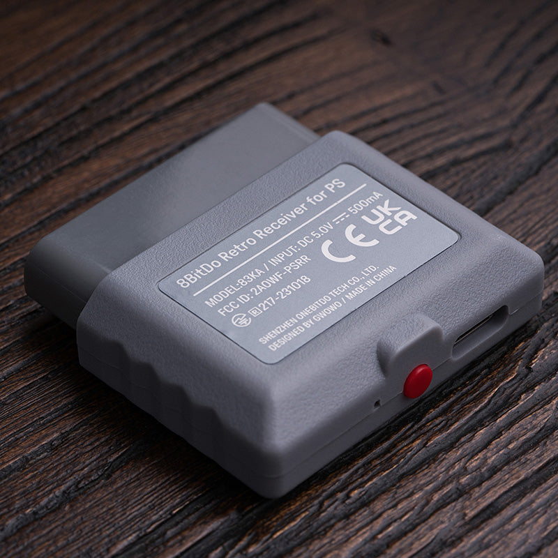 8BitDo Retro Receiver for PS1 PS2 - Gaming Adapter Edition for Compatible Devices