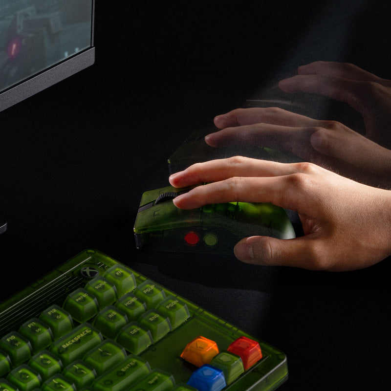 8BitDo Retro R8 Mouse - Xbox Edition - Mouse Edition for Flexible Computer Use