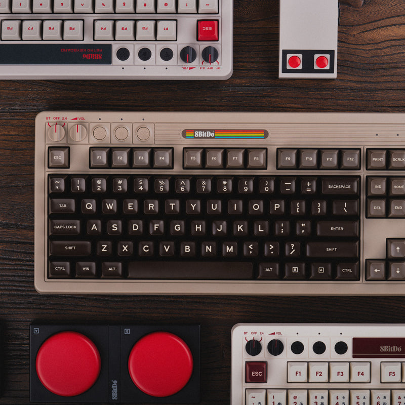 8BitDo Retro Mechanical Keyboard - Keyboard Collection for Gaming and Daily Typing