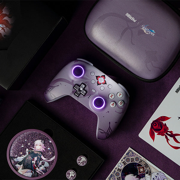 8BitDo Ultimate 2 Wireless Controller (Honkai: Star Rail - Evernight) - Controller Edition with Practical Input Features