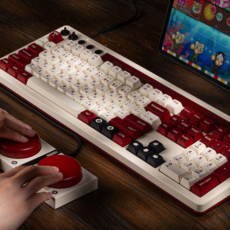 8BitDo Retro 108 Mechanical Keyboard - Keyboard Collection for Gaming and Daily Typing