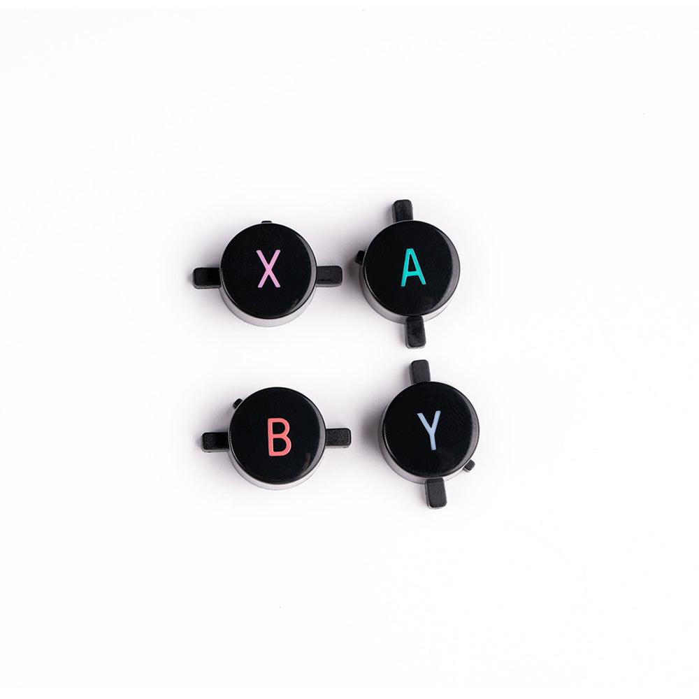 8BitDo ABXY Buttons for SN30 SN30 Pro SN30 Pro+ and Pro 2 - Switch Layout - Controller Maintenance Component Set