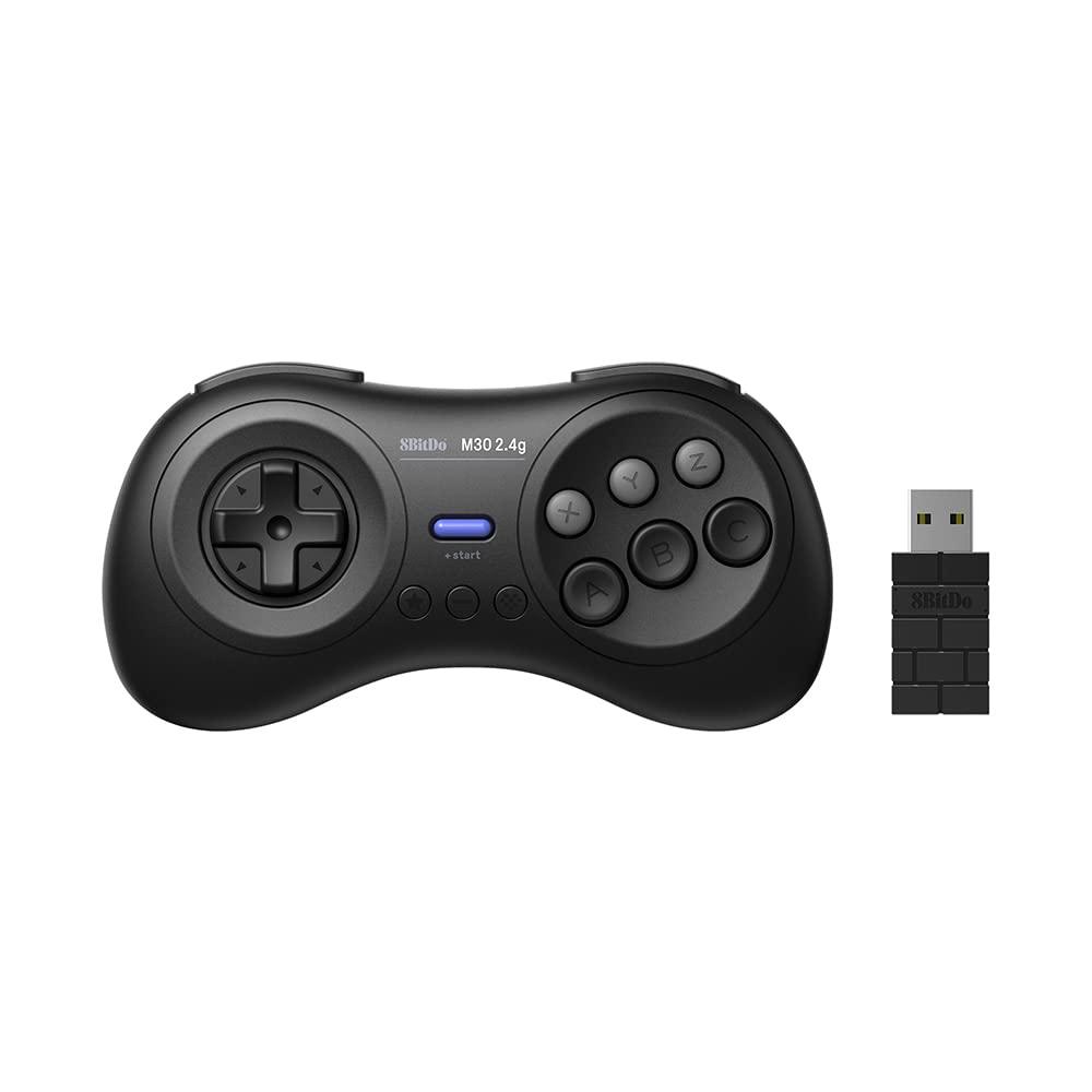 8BitDo M30 2.4G Controller for Sega Genesis Mini & Mega Drive Mini - Controller Edition with Practical Input Features