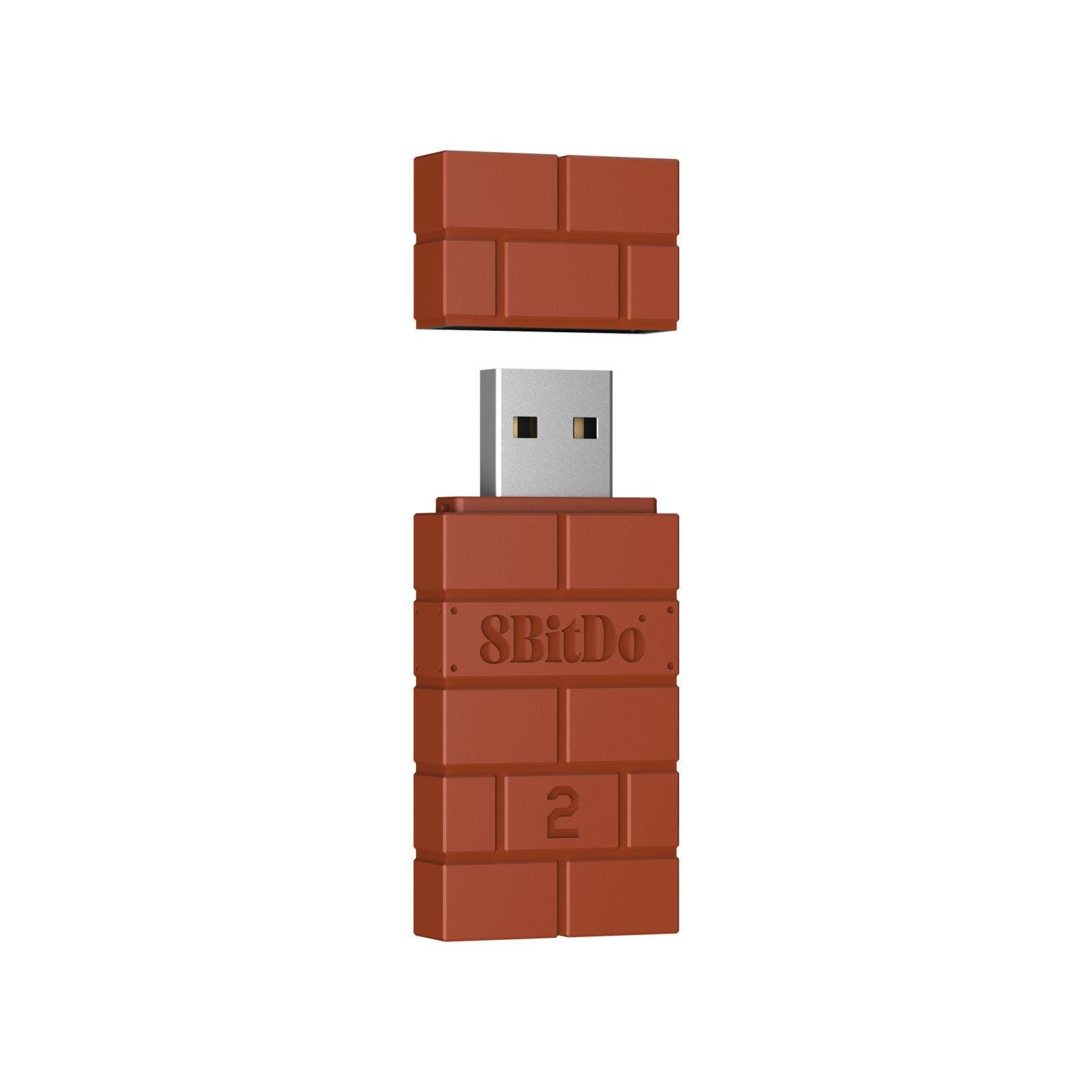 8BitDo Wireless Bluetooth USB Adapter 2 - Gaming Adapter Edition for Compatible Devices