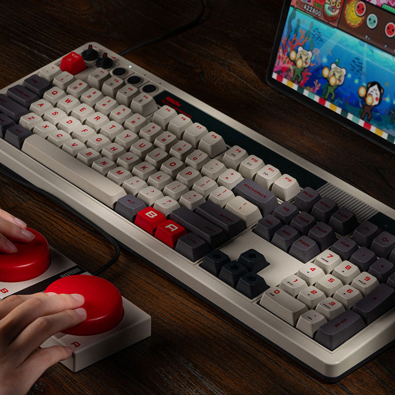 8BitDo Retro 108 Mechanical Keyboard - Keyboard Collection for Gaming and Daily Typing