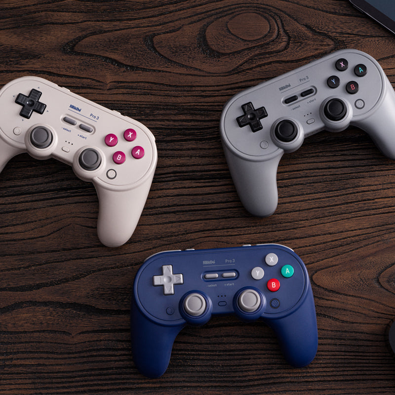 8BitDo Pro 3 Bluetooth Gamepad - Controller Edition with Practical Input Features