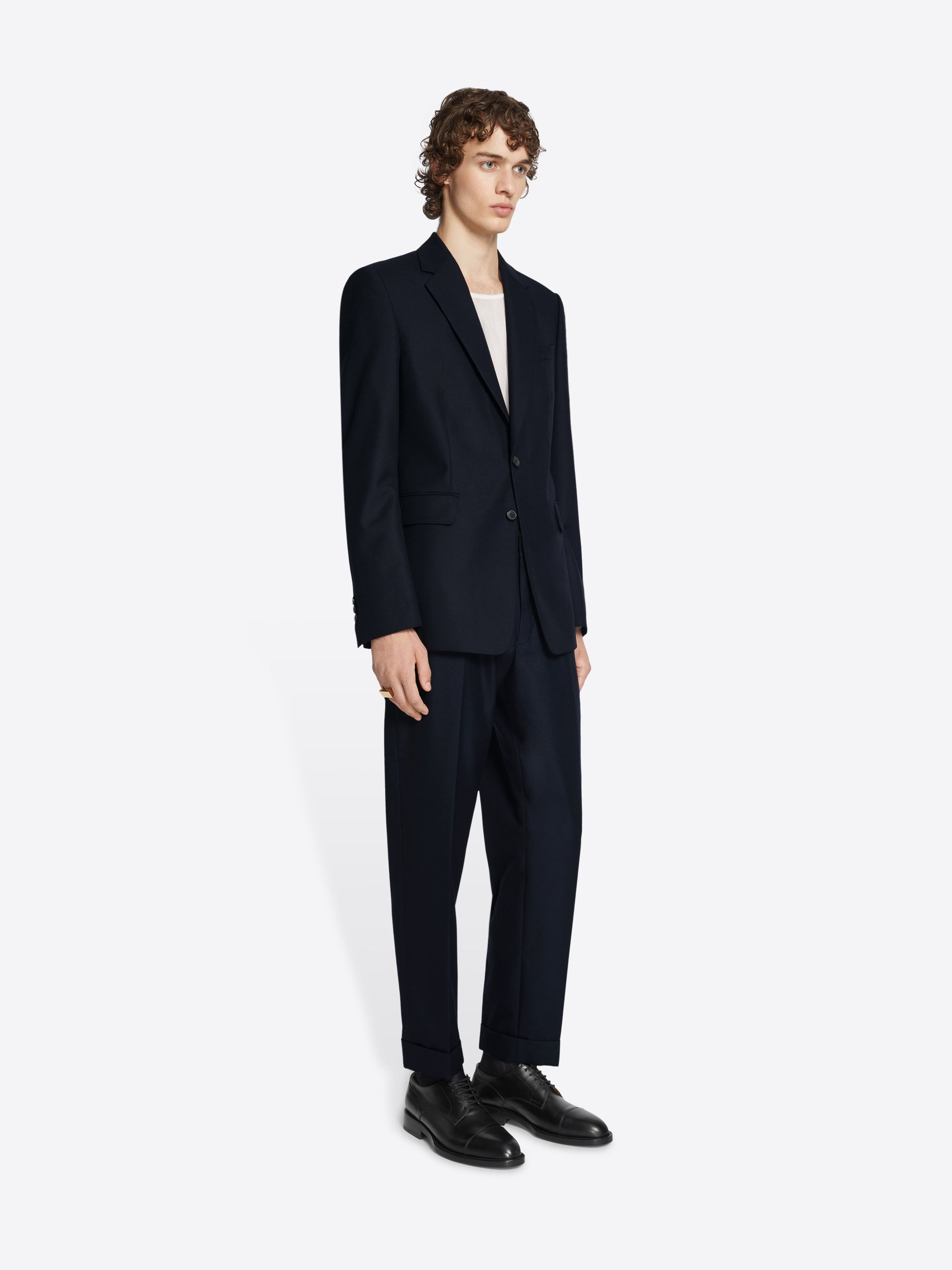 Slim Fit Wool Blazer