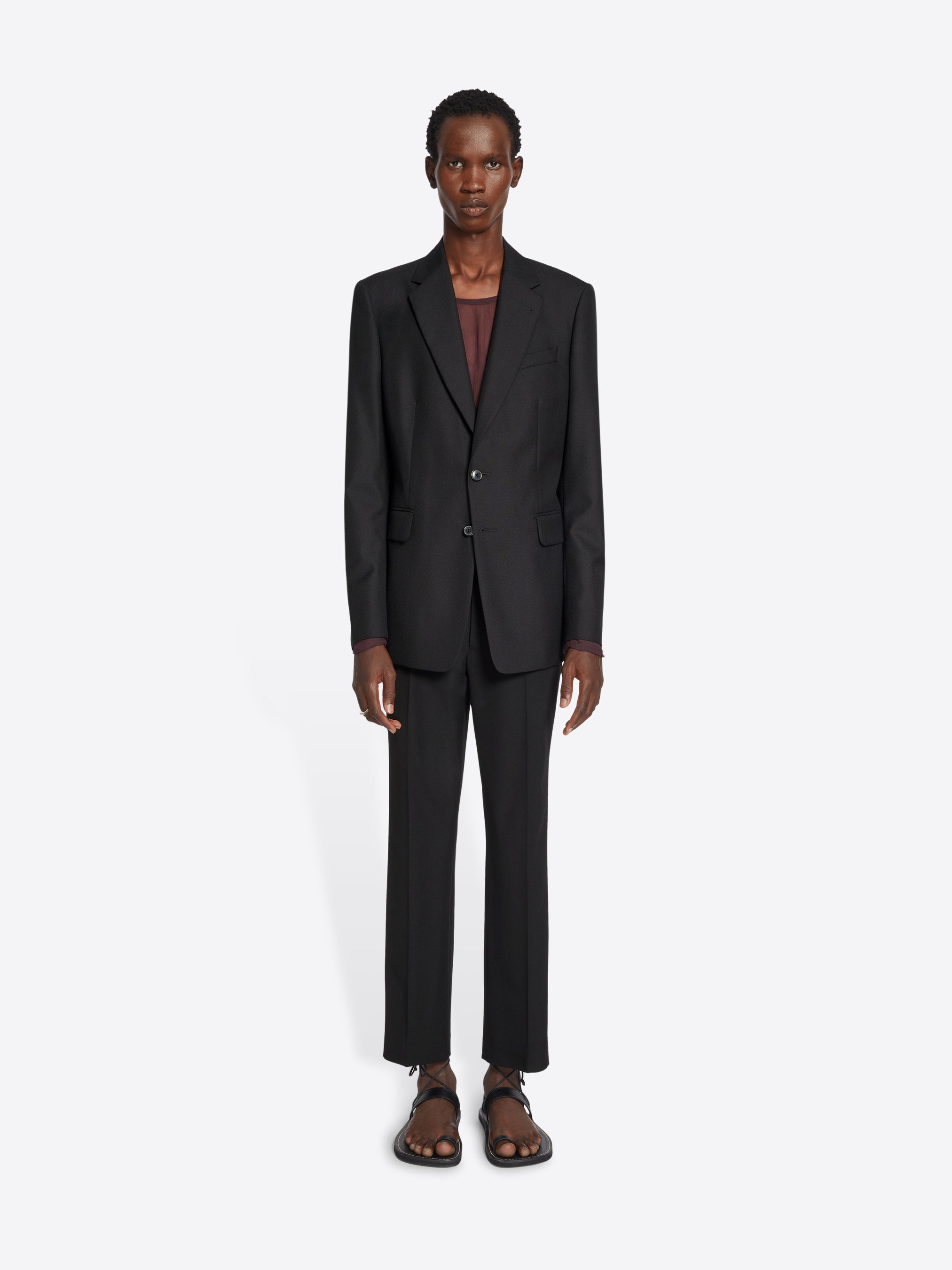 Slim Fit Wool Blazer