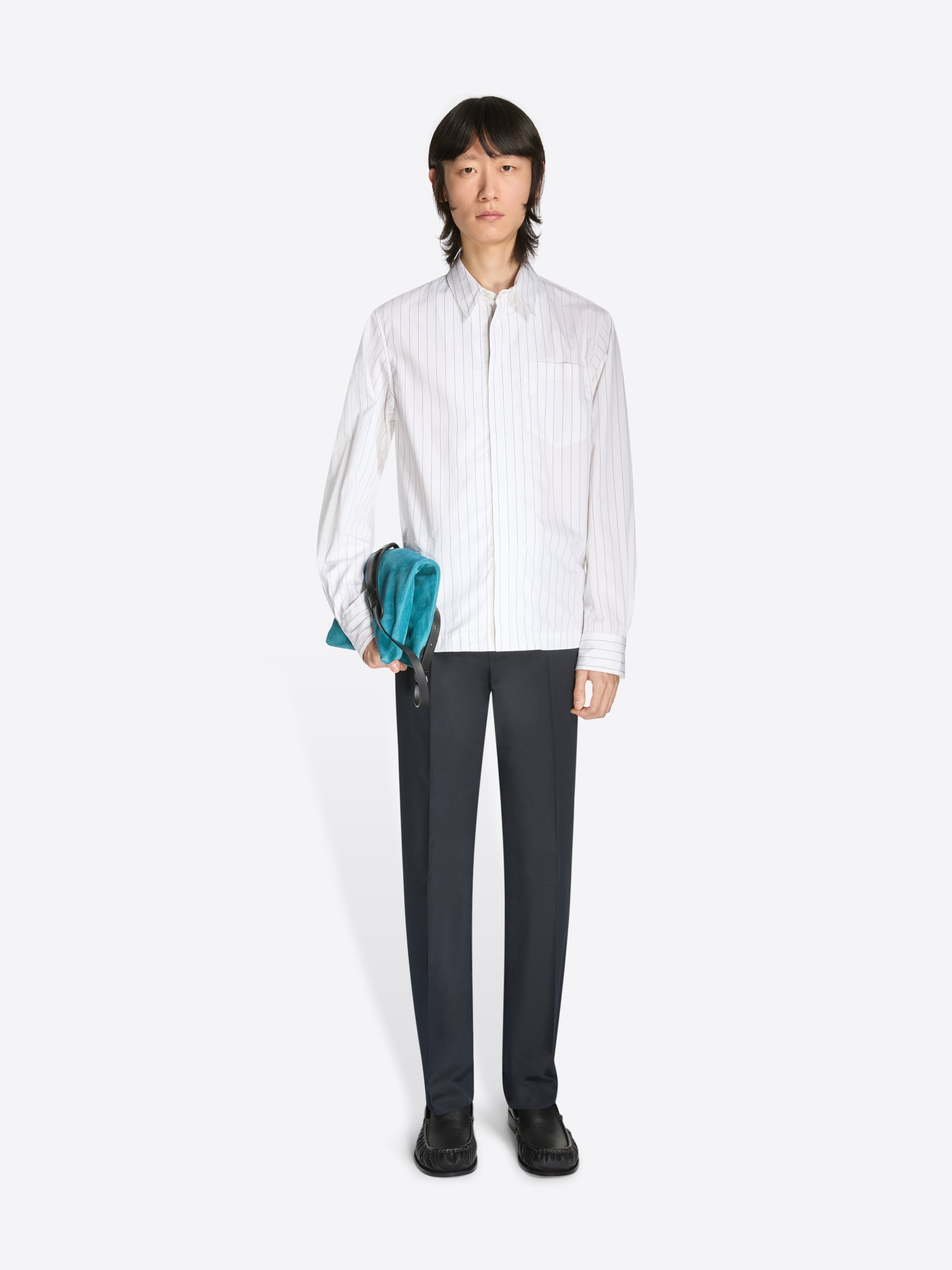 Slim Fit Wool Pants