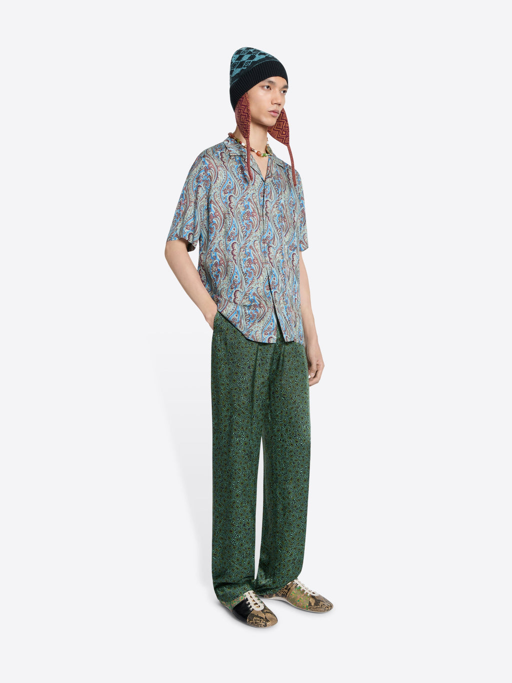 Slim Fit Viscose Pants