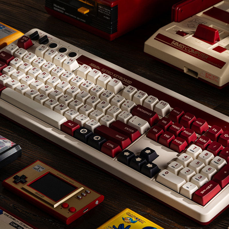 8BitDo Retro 108 Mechanical Keyboard - Keyboard Collection for Gaming and Daily Typing