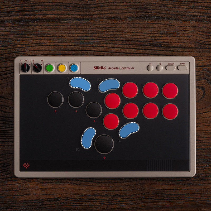 8BitDo Arcade Controller - Arcade Control Design for Supported Platforms
