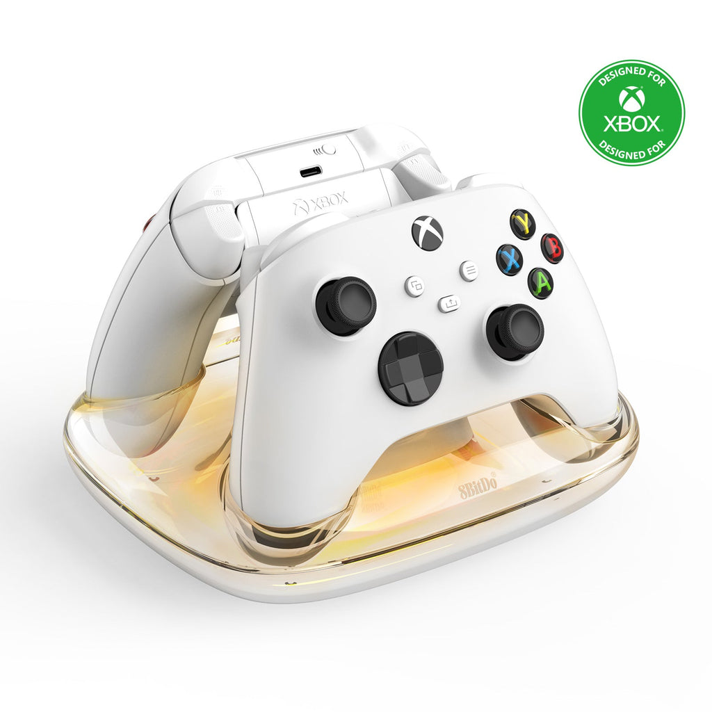 8BitDo Dual Charging Dock for Xbox wireless controllers - Desktop Charging Station for Compatible Controllers