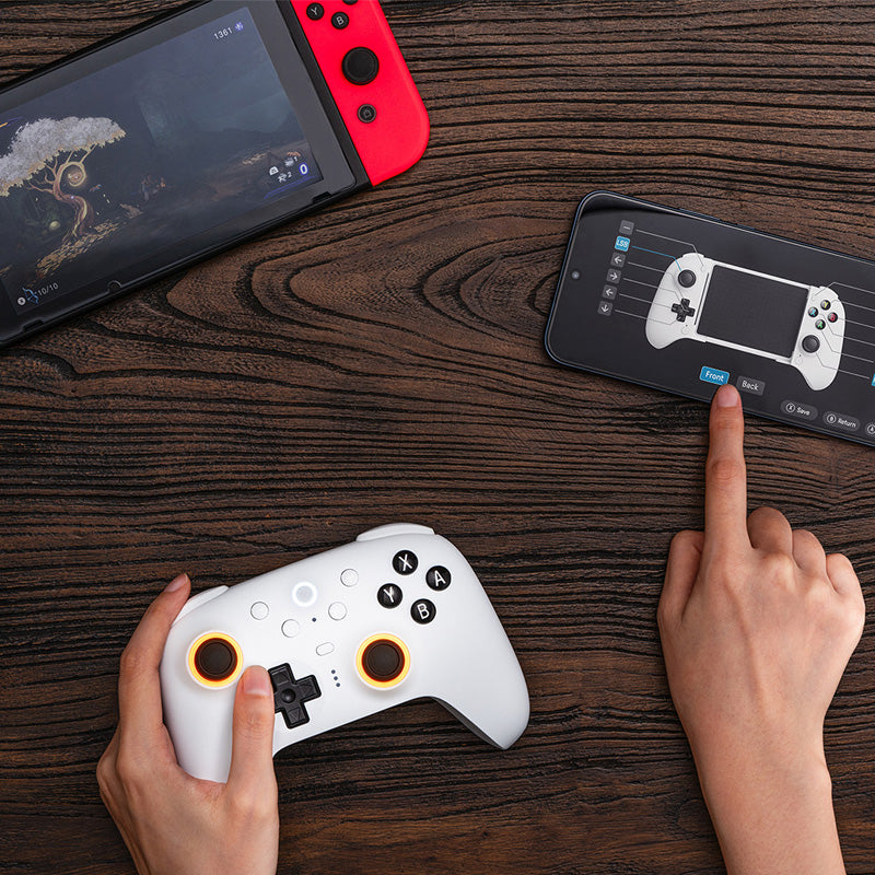 8BitDo Ultimate 2 Bluetooth Controller - Controller Edition with Practical Input Features