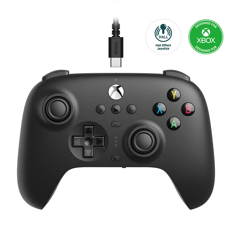 8BitDo Ultimate Wired Controller for Xbox (Hall Effect Joystick) - Controller Edition with Practical Input Features
