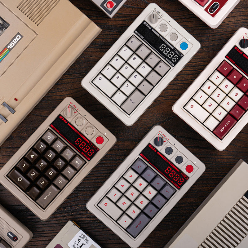 8BitDo Retro 18 Mechanical Numpad - Keyboard Collection for Gaming and Daily Typing