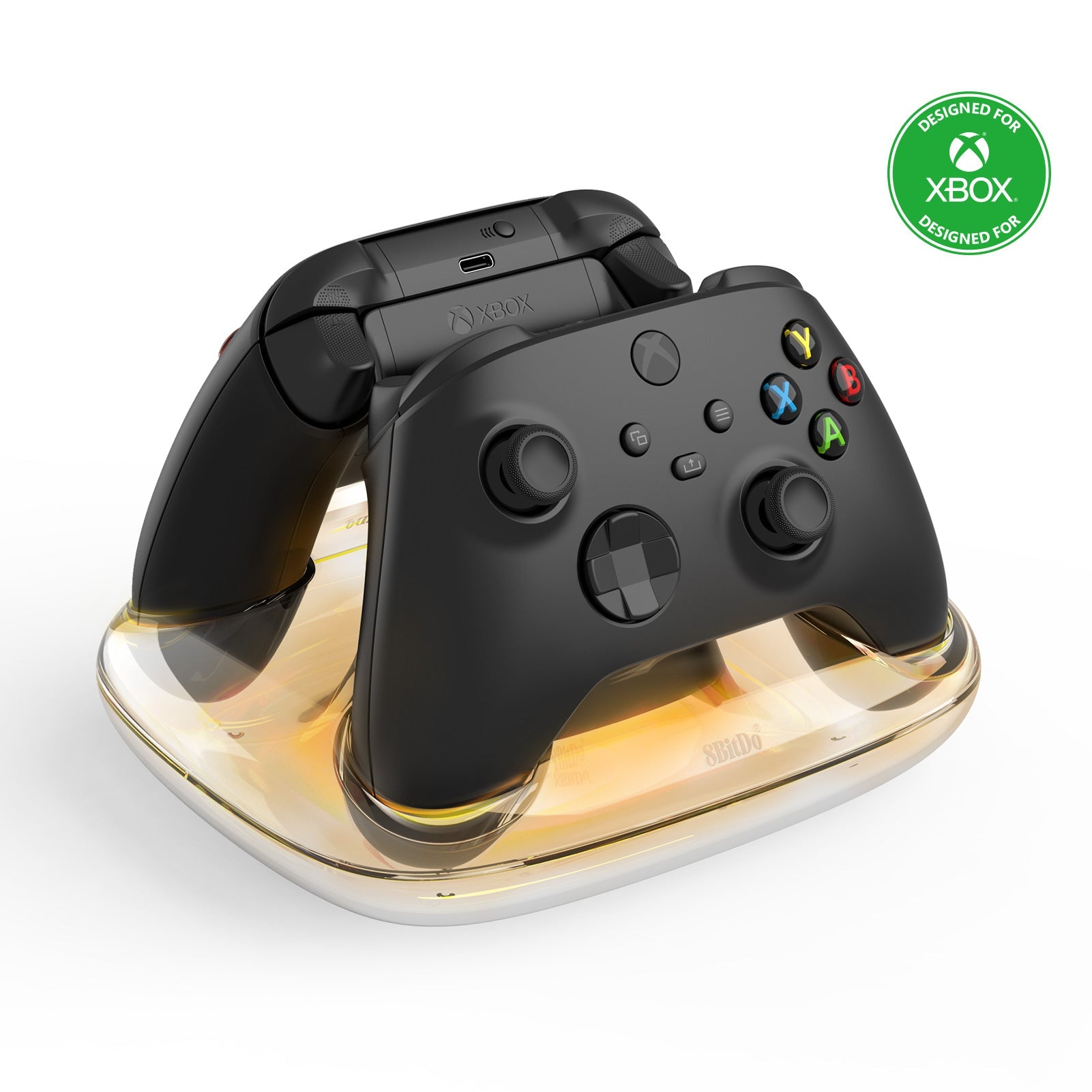 8BitDo Dual Charging Dock for Xbox wireless controllers - Desktop Charging Station for Compatible Controllers