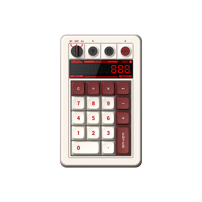 8BitDo Retro 18 Mechanical Numpad - Keyboard Collection for Gaming and Daily Typing