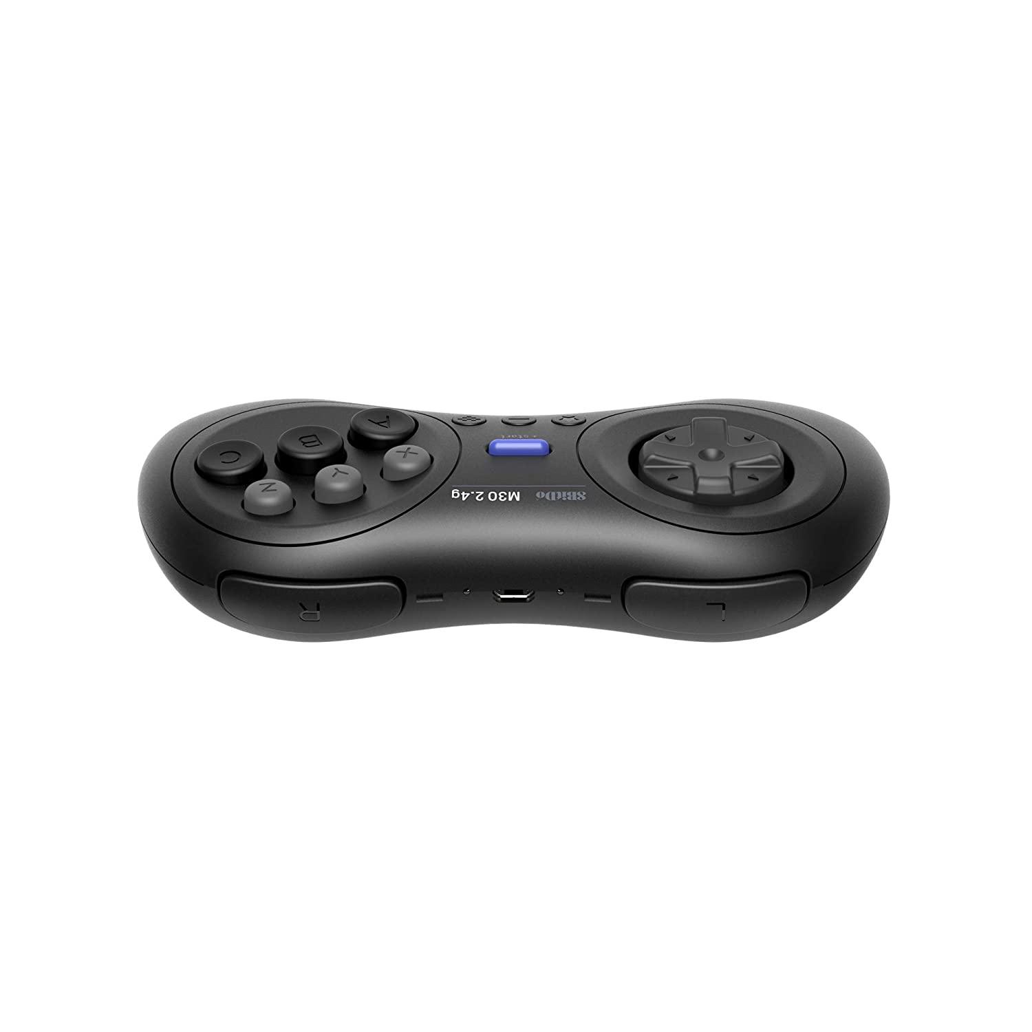 8BitDo M30 2.4G Controller for Sega Genesis & Mega Drive - Controller Edition with Practical Input Features