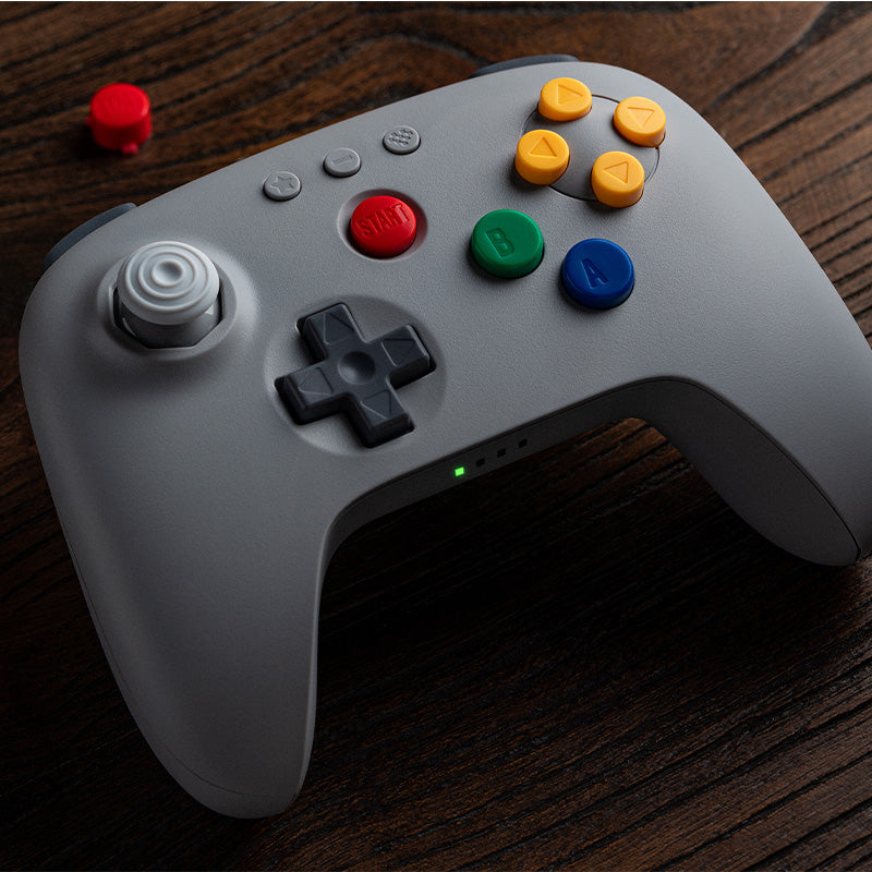 8BitDo 64 Bluetooth Controller for Analogue 3D - Controller Edition with Practical Input Features