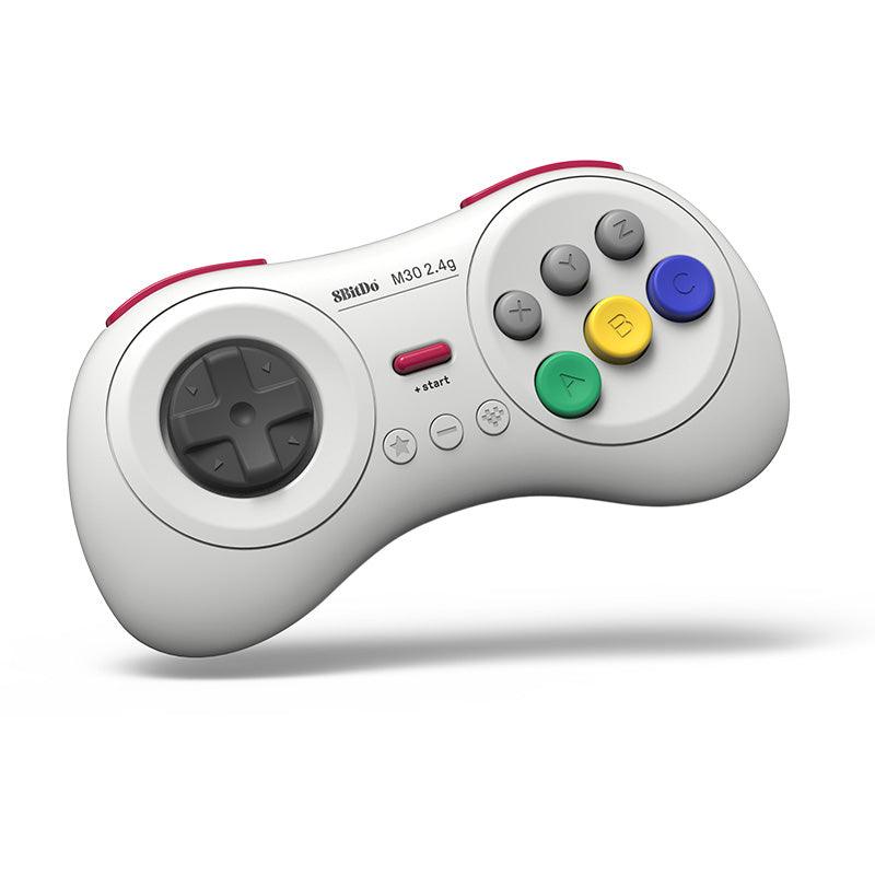 8BitDo M30 2.4G Controller for Sega Genesis Mini & Mega Drive Mini - Controller Edition with Practical Input Features