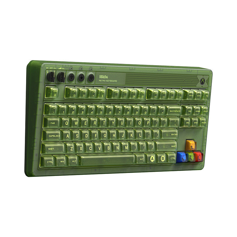 8BitDo Retro 87 Mechanical Keyboard - Xbox Edition - Keyboard Collection for Gaming and Daily Typing