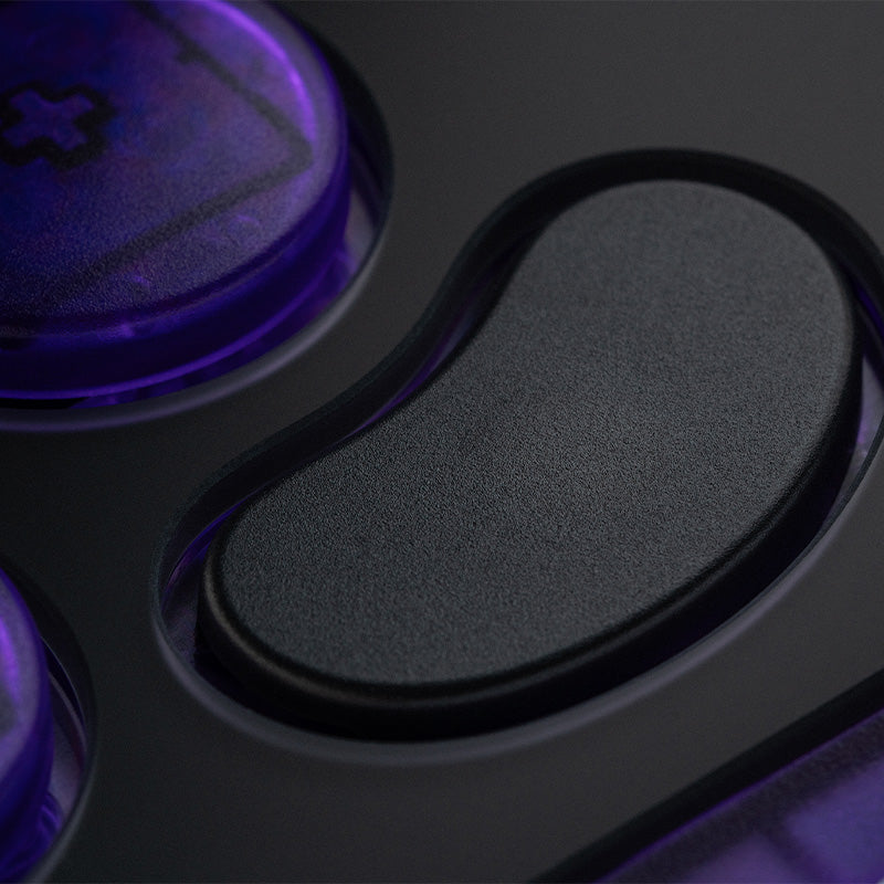 8BitDo Arcade Controller - Transparent Purple Signature Edition - Arcade Control Design for Supported Platforms