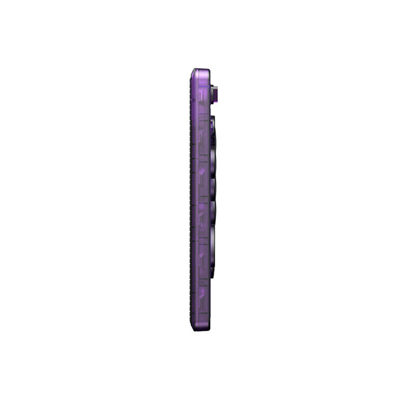 8BitDo Arcade Controller - Transparent Purple Signature Edition - Arcade Control Design for Supported Platforms