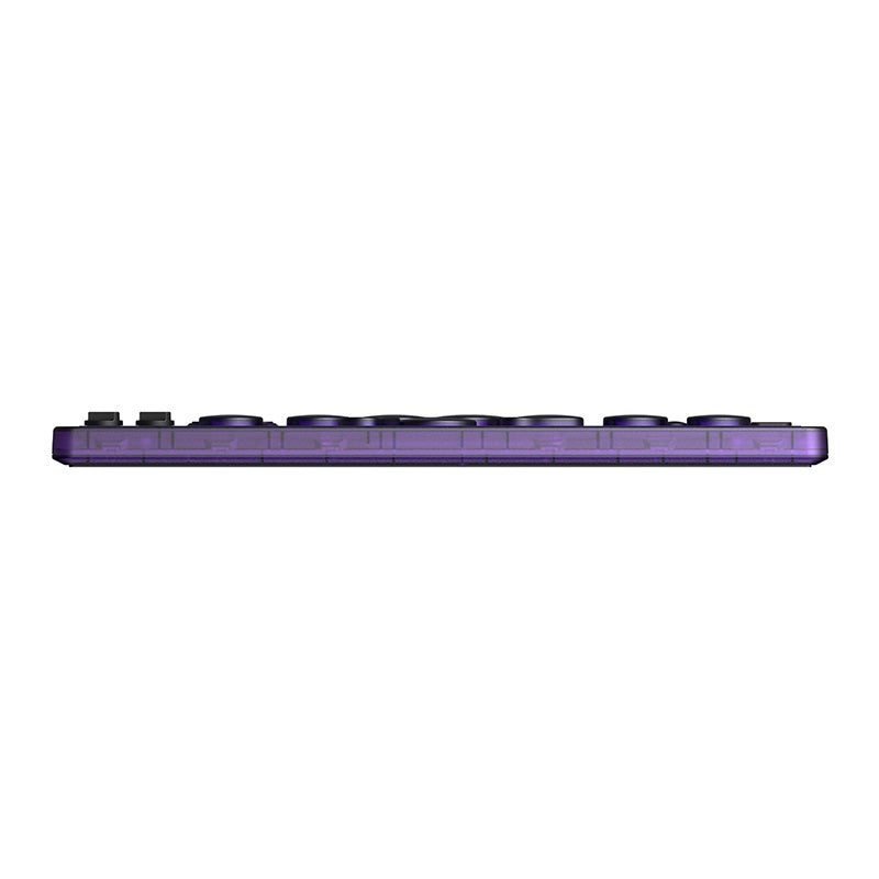 8BitDo Arcade Controller - Transparent Purple Signature Edition - Arcade Control Design for Supported Platforms
