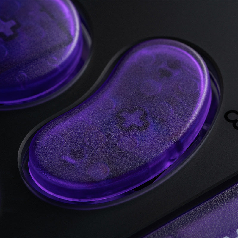8BitDo Arcade Controller - Transparent Purple Signature Edition - Arcade Control Design for Supported Platforms
