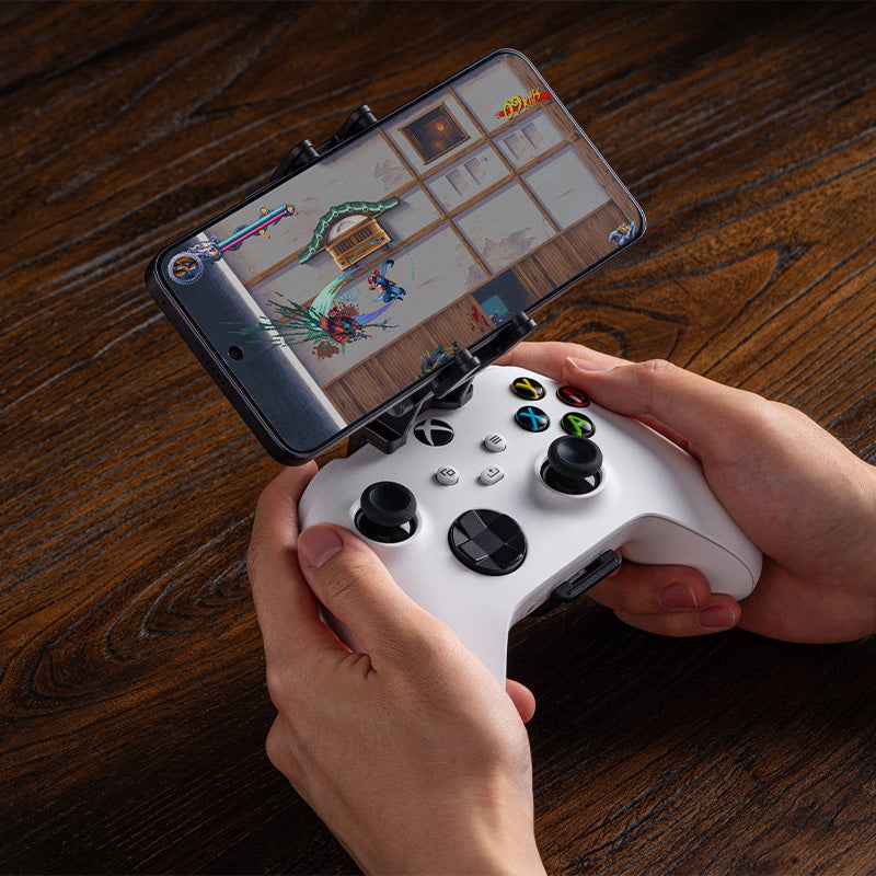 8BitDo Mobile Gaming Clip for Xbox Controllers - Gaming Clip Design for Compatible Mobile Devices