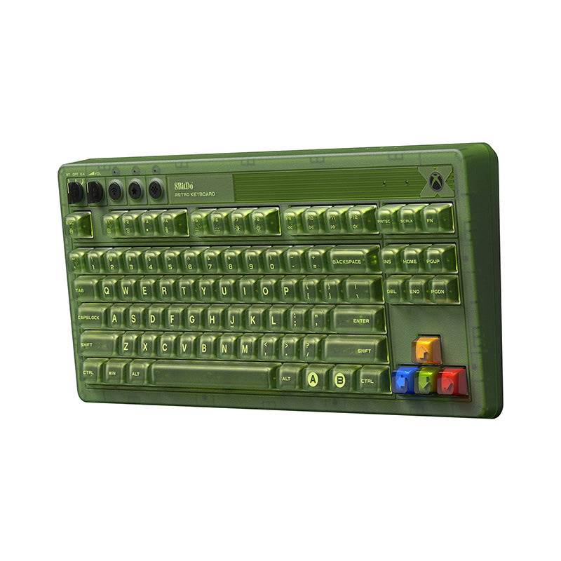 8BitDo Retro 87 Mechanical Keyboard - Xbox Edition - Keyboard Collection for Gaming and Daily Typing
