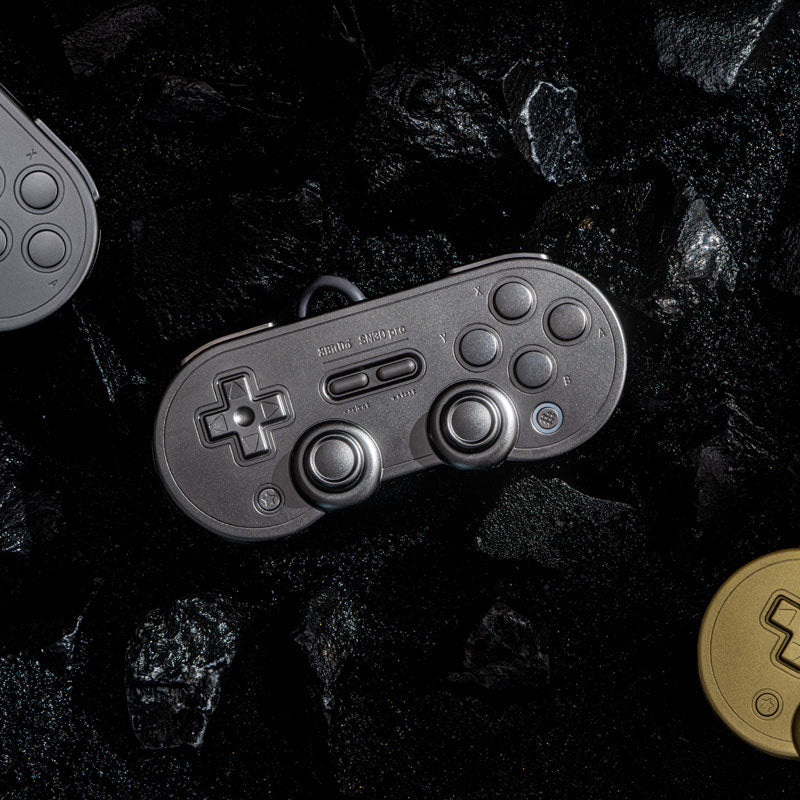 8BitDo SN30 Pro - Space Gray Limited Edition - Controller Edition with Practical Input Features