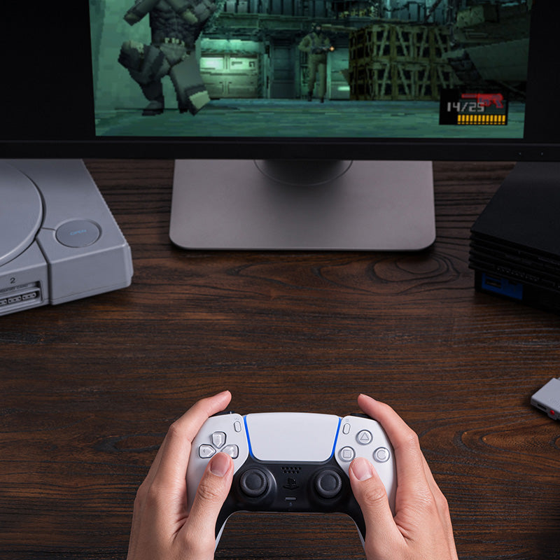 8BitDo Retro Receiver for PS1 PS2 - Gaming Adapter Edition for Compatible Devices
