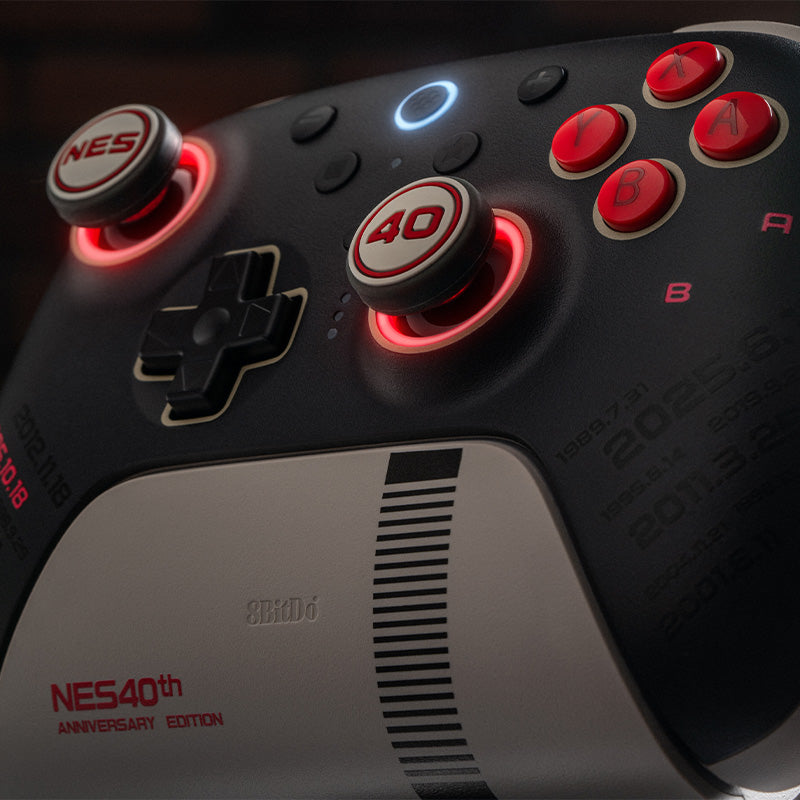 Ultimate 2 Bluetooth - NES 40th Limited Edition - Accessory Design for Compatible Gaming Devices
