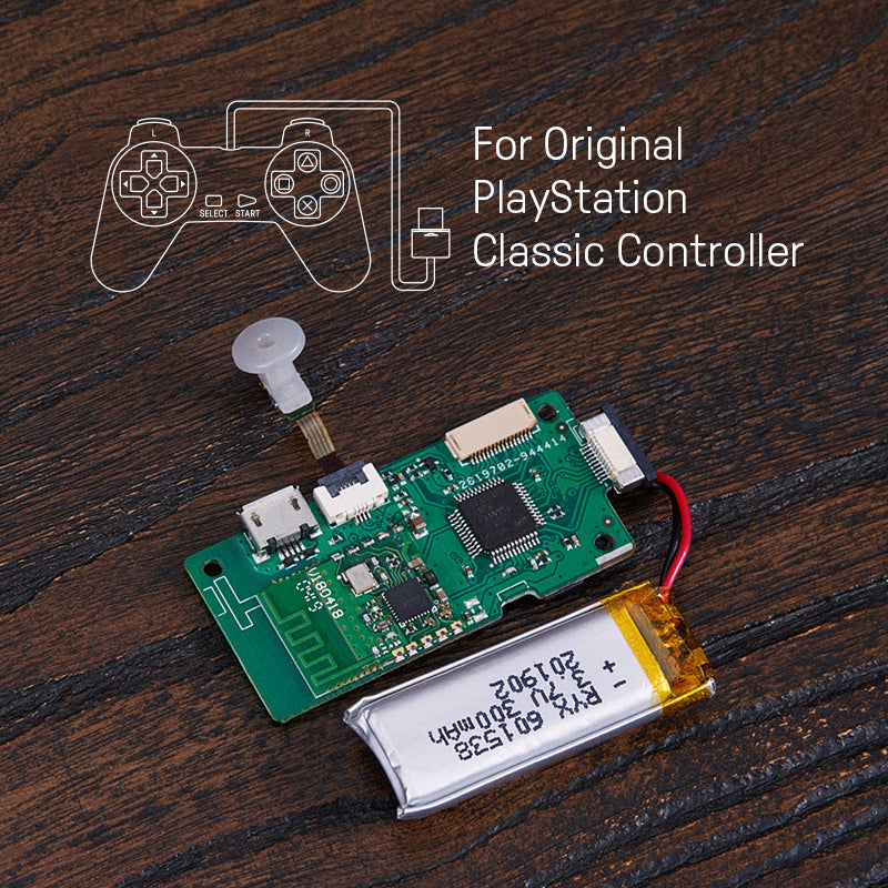 8BitDo Mod Kit for Original PlayStation Classic Controller - Mod Kit Design for Supported Original Controllers