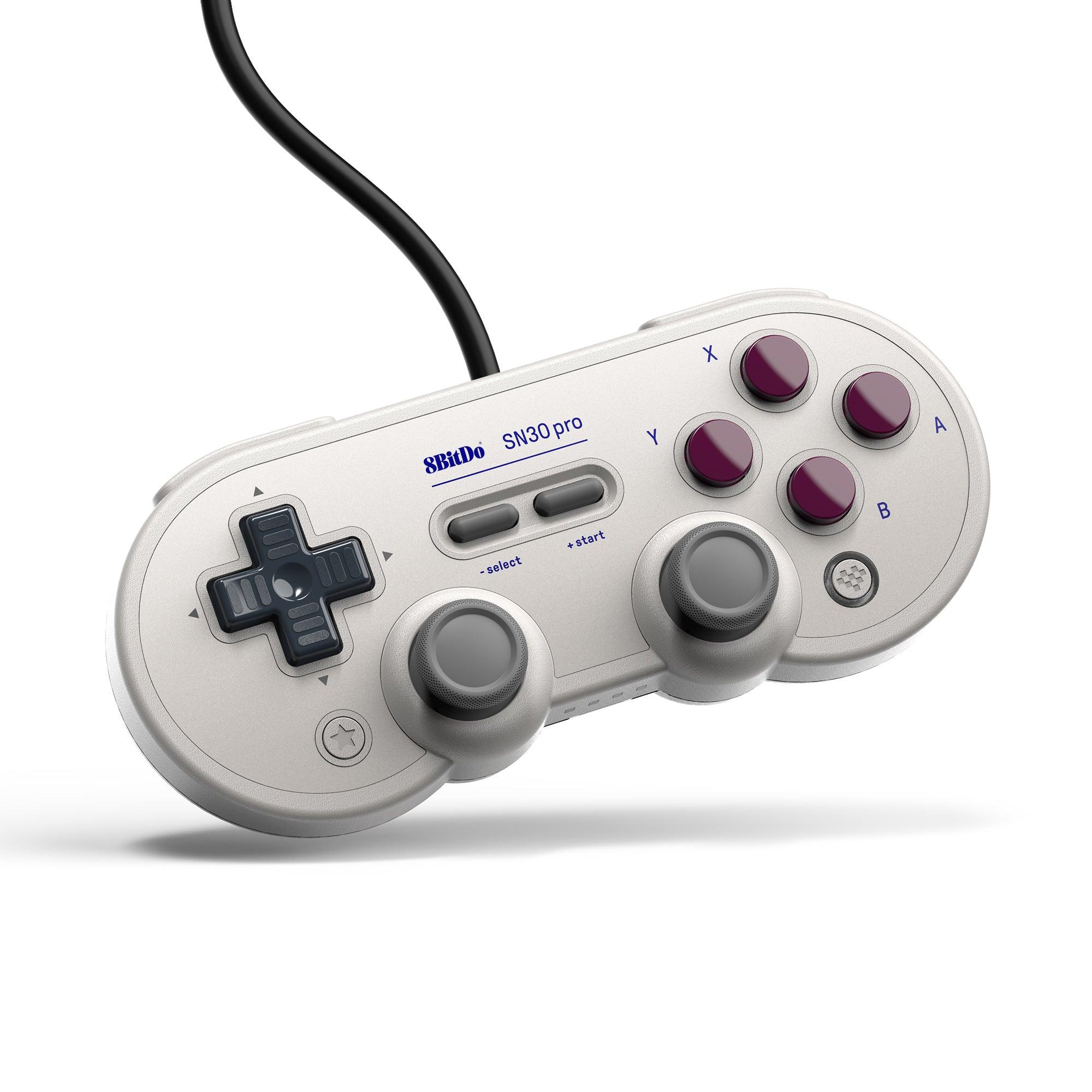 8BitDo SN30 Pro Wired Controller - Controller Edition with Practical Input Features