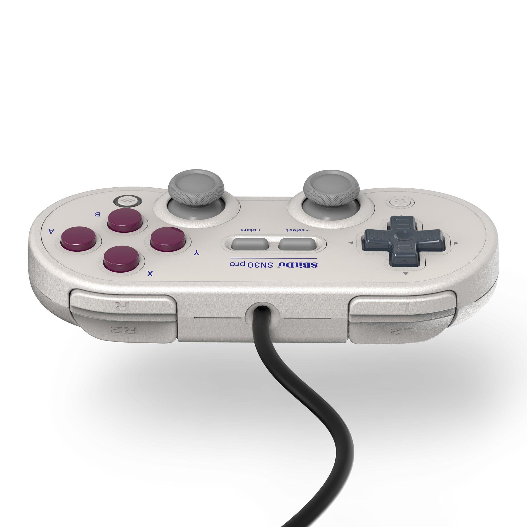 8BitDo SN30 Pro Wired Controller - Controller Edition with Practical Input Features