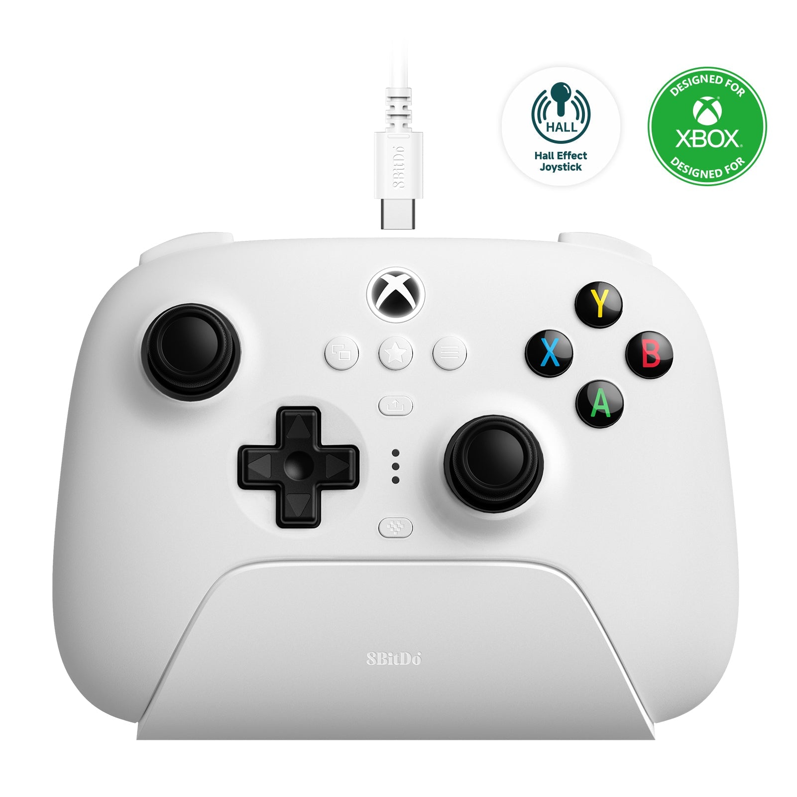 8BitDo Ultimate 3-mode Controller for Xbox (Wired for Xbox Series X|S and Xbox One Wireless for Windows and Android) - Controller Edition with Practical Input Features